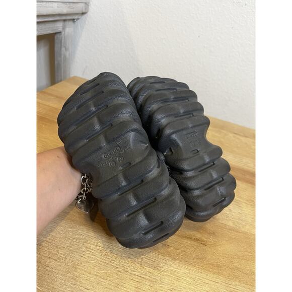 Crocs Echo Clogs Gray Kids Size 10 Like New- Toddler - Picture 9 of 9